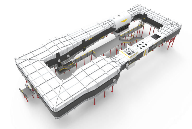 Wind tunnel layout